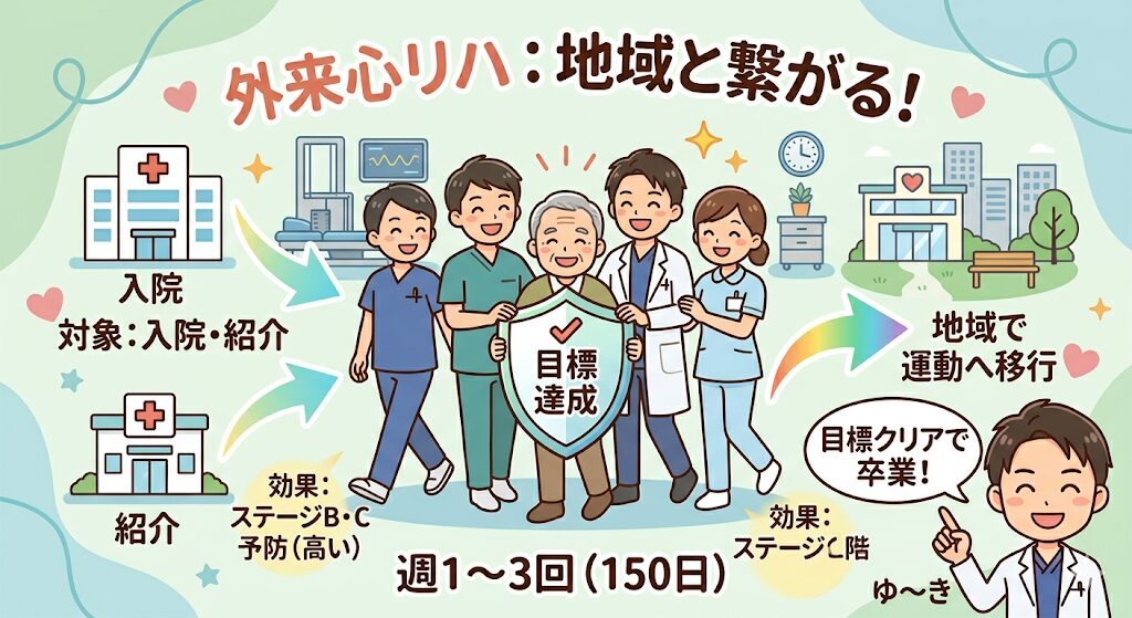 外来心リハ：地域と繋がる！