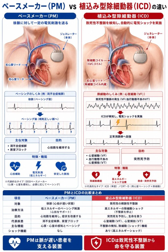 PMとICDの違い