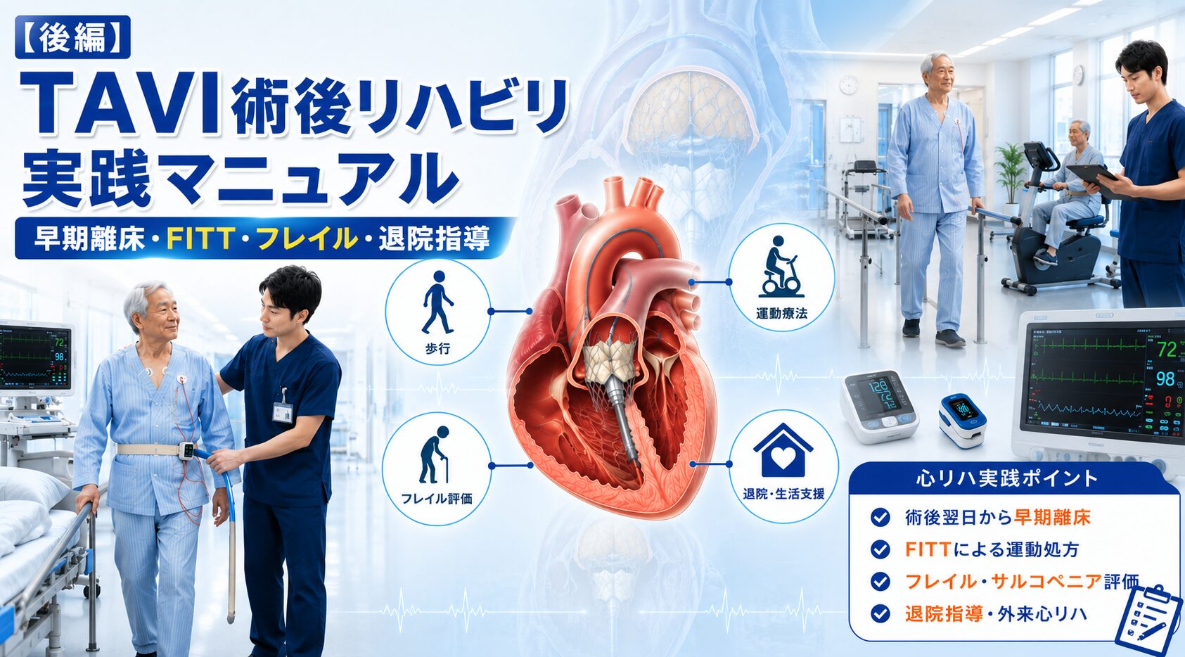 TAVI術後リハビリ実践マニュアル